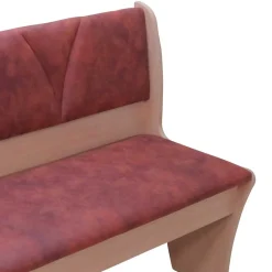 Wohnen Küchenbänke|Esszimmerbänke*Polsterbank mit Truhe 120cm Loisan in Cognac Vintage