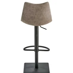 Wohnen Barhocker|Hocker*Polster-Barstuhl in Schlamm & Schwarz - Ossika