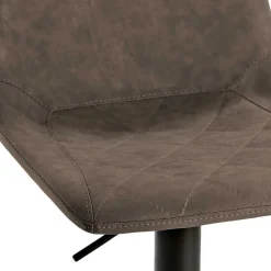 Wohnen Barhocker|Hocker*Polster-Barstuhl in Schlamm & Schwarz - Ossika