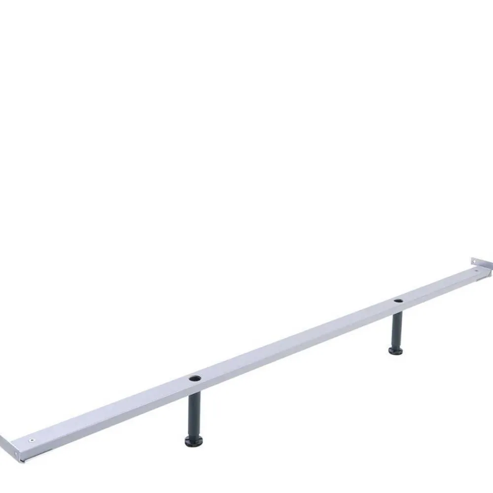 Wohnen Betten|Betten*Polsterbett Doppelbett in Grau Stoff - Pays