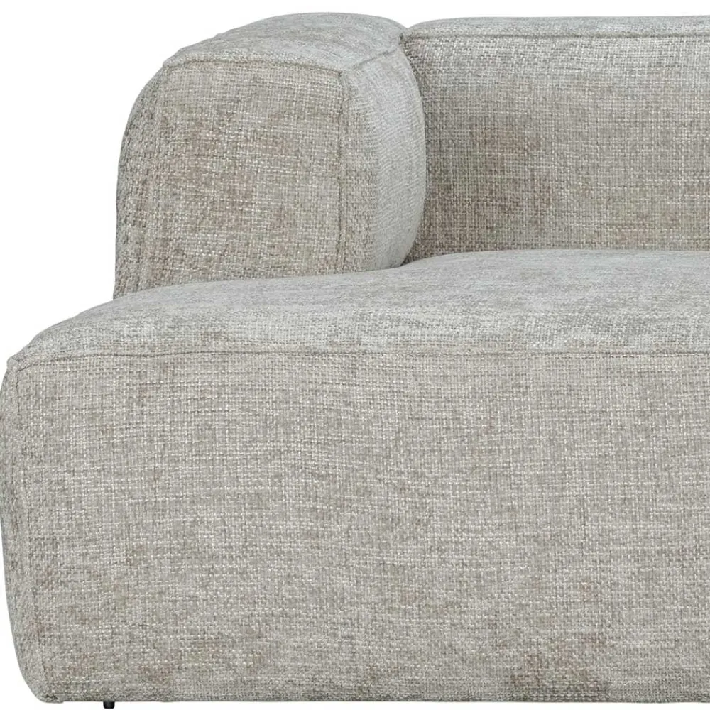 Wohnen Sofas|Sofa*Polsterecke aus Strukturstoff Beige - Pulany