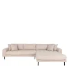Wohnen Skandinavische Möbel|Sofas*Polsterecke in Beige Stoff - Pogarana