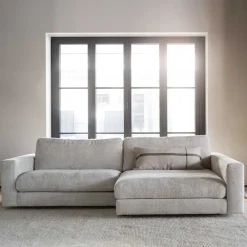 Wohnen Sofas|Sofa*Polsterecke in Hellgrau Stoffbezug - Esmen