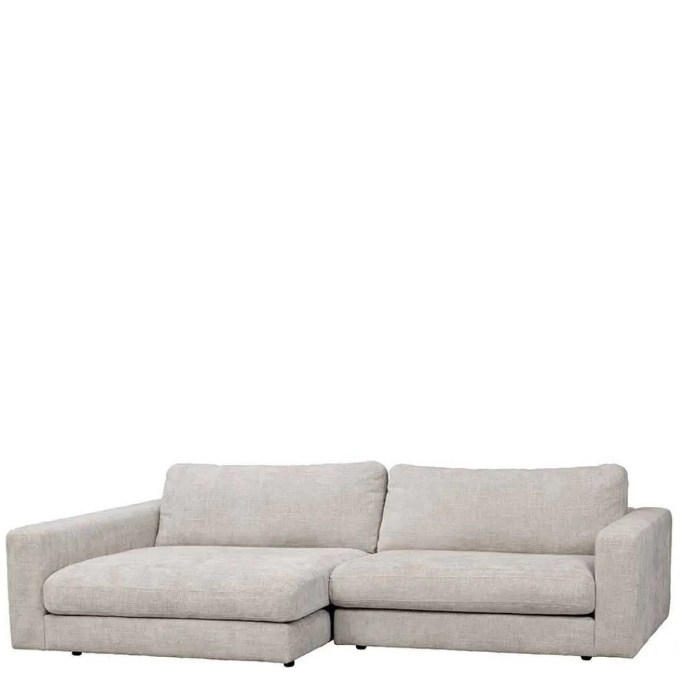 Wohnen Sofas|Sofa*Polsterecke in Hellgrau Stoffbezug - Esmen