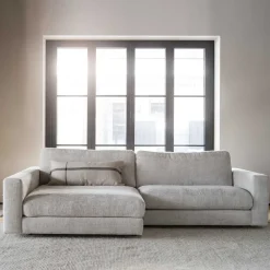 Wohnen Sofas|Sofa*Polsterecke in Hellgrau Stoffbezug - Esmen