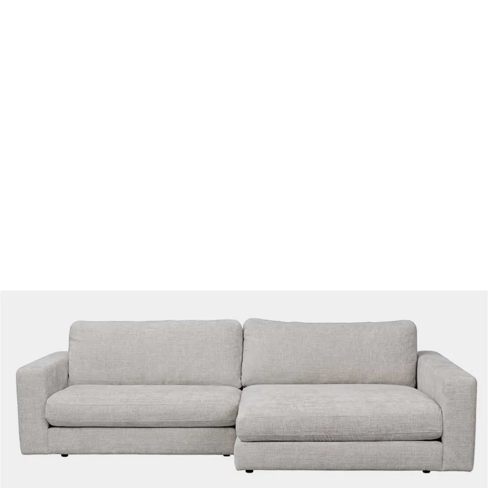 Wohnen Sofas|Sofa*Polsterecke in Hellgrau Stoffbezug - Esmen