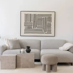 Wohnen Polsterecke mit drei Sitzplätzen - Leoniara