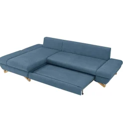 Wohnen Schlafsofas*Polsterecke Schlafsofa in Blau - Baonga