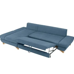 Wohnen Schlafsofas*Polsterecke Schlafsofa in Blau - Baonga