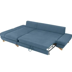 Wohnen Schlafsofas*Polsterecke Schlafsofa in Blau - Baonga