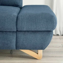 Wohnen Schlafsofas*Polsterecke Schlafsofa in Blau - Baonga