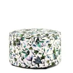 Wohnen Polsterhocker Duo mit Blumen Muster - Tujago (zweiteilig)