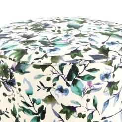 Wohnen Polsterhocker Duo mit Blumen Muster - Tujago (zweiteilig)