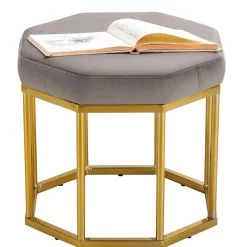 Wohnen Polsterhocker in achteckiger Form - Lorossa