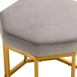 Wohnen Polsterhocker in achteckiger Form - Lorossa