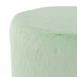 Wohnen Polsterhocker in Mintgrün mit Gold - Candura