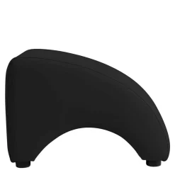 Wohnen Sessel & Hocker*Polsterhocker in Schwarz und Buche - Leverias