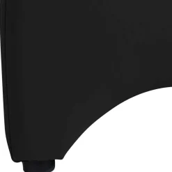 Wohnen Sessel & Hocker*Polsterhocker in Schwarz und Buche - Leverias