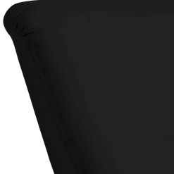 Wohnen Sessel & Hocker*Polsterhocker in Schwarz und Buche - Leverias