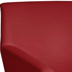 Wohnen Polstersessel aus rotem Kunstleder - Jymma