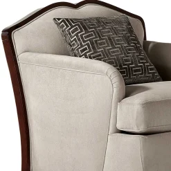 Wohnen Braune Möbel|Sessel & Hocker*Polstersessel im klassischen Stil - Iwase