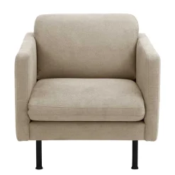 Wohnen Polstersessel in Beige mit Schwarz - Roco