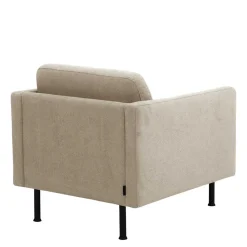 Wohnen Polstersessel in Beige mit Schwarz - Roco