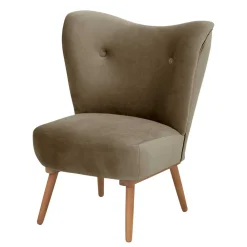 Wohnen Polstersessel in Beigegrau und Erle - Debe