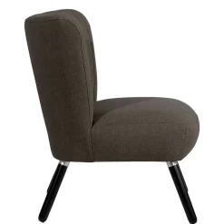 Wohnen Polstersessel in Dunkelbraun und Schwarz - Melicus