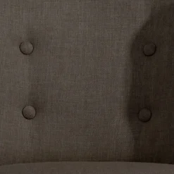 Wohnen Polstersessel in Dunkelbraun und Schwarz - Melicus