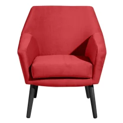 Wohnen Polstersessel in Rot und Schwarz - Zehadra