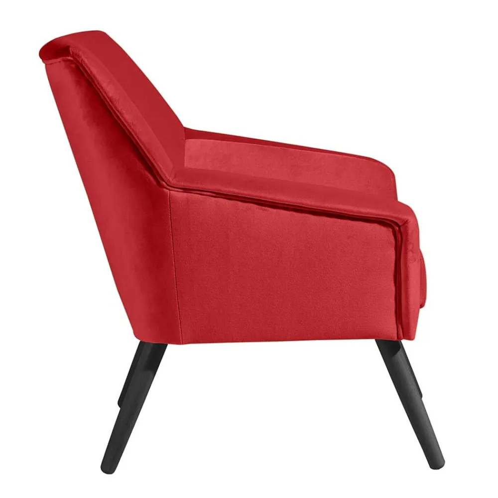 Wohnen Polstersessel in Rot und Schwarz - Zehadra