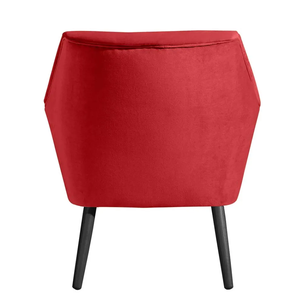 Wohnen Polstersessel in Rot und Schwarz - Zehadra