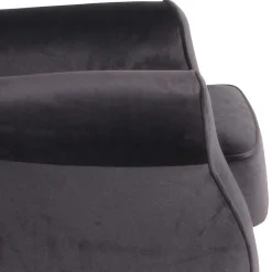 Wohnen Graue Möbel*Polstersessel mit Ohren in Anthrazit - Pyra