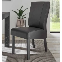 Wohnen Küchenstühle|Esszimmerstühle*Polsterstühle aus Kunstleder & Massivholz - Artiga (2er Set)