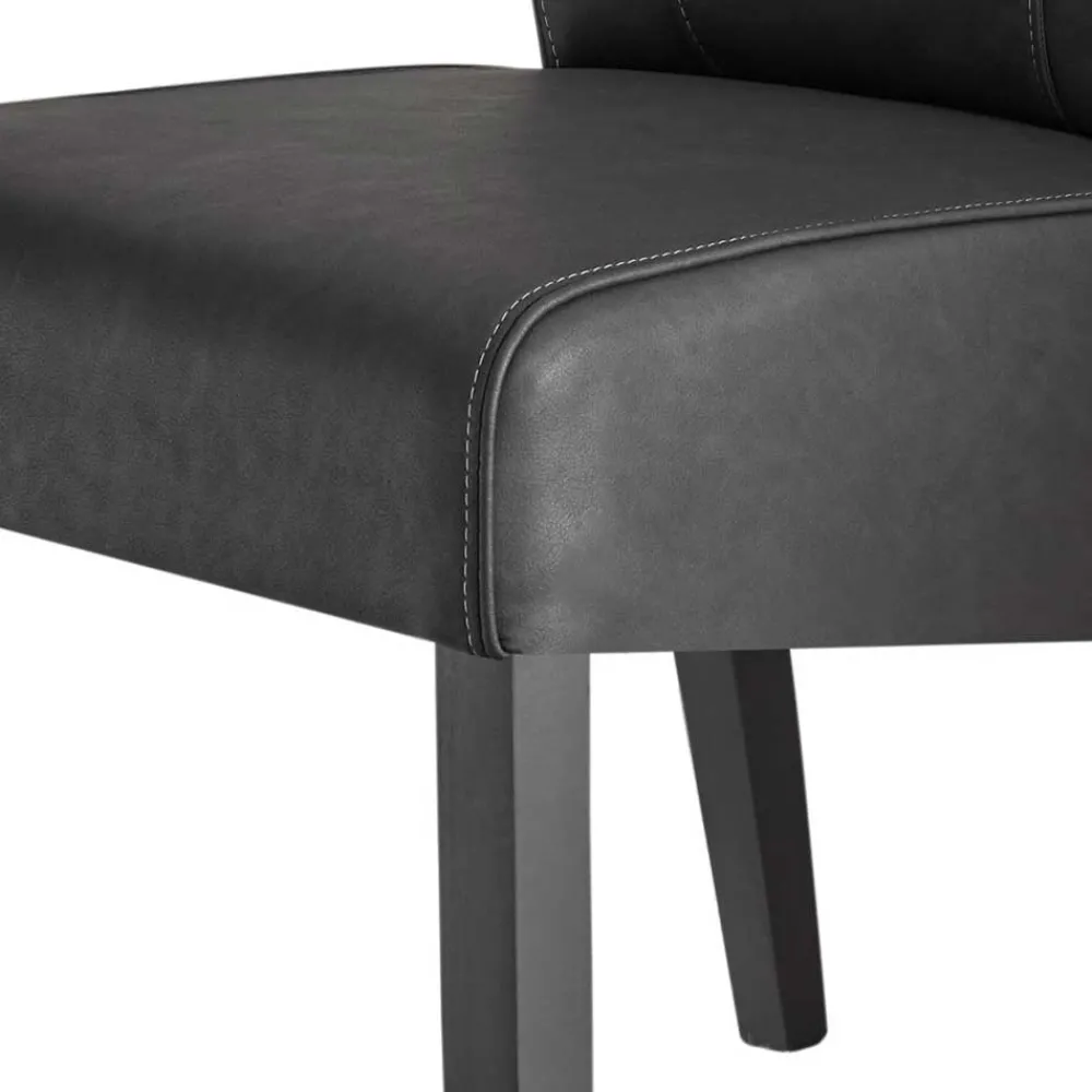 Wohnen Küchenstühle|Esszimmerstühle*Polsterstühle aus Kunstleder & Massivholz - Artiga (2er Set)