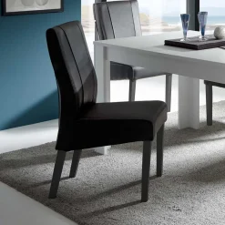 Wohnen Küchenstühle|Esszimmerstühle*Polsterstühle aus Kunstleder & Massivholz - Artiga (2er Set)