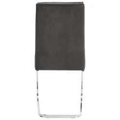 Wohnen Polsterstühle Freischwinger in Anthrazit - Ansar (2er Set)