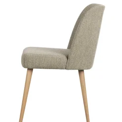 Wohnen Polsterstühle in Beigegrau Boucle - Cornelys (2er Set)