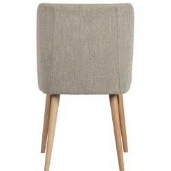 Wohnen Polsterstühle in Beigegrau Boucle - Cornelys (2er Set)