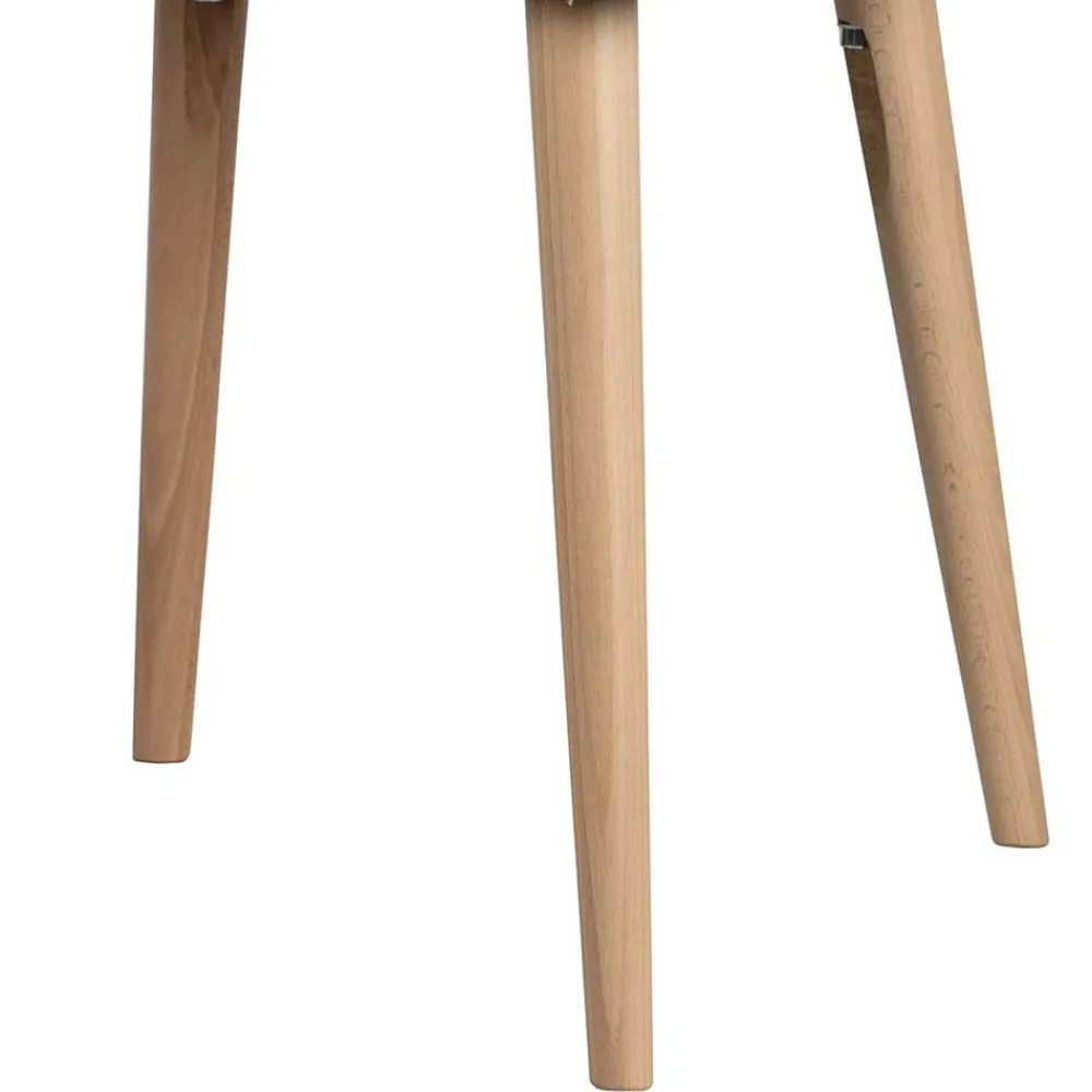 Wohnen Polsterstühle in Beigegrau Boucle - Cornelys (2er Set)