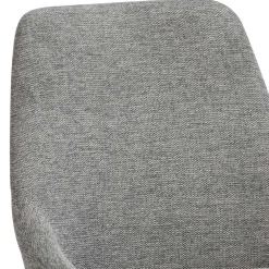 Wohnen Polsterstühle in Hellgrau & Schwarz - Fabia (2er Set)