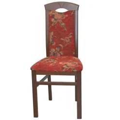 Wohnen Polsterstühle in Rot mit Blumen - Sylverta (2er Set)