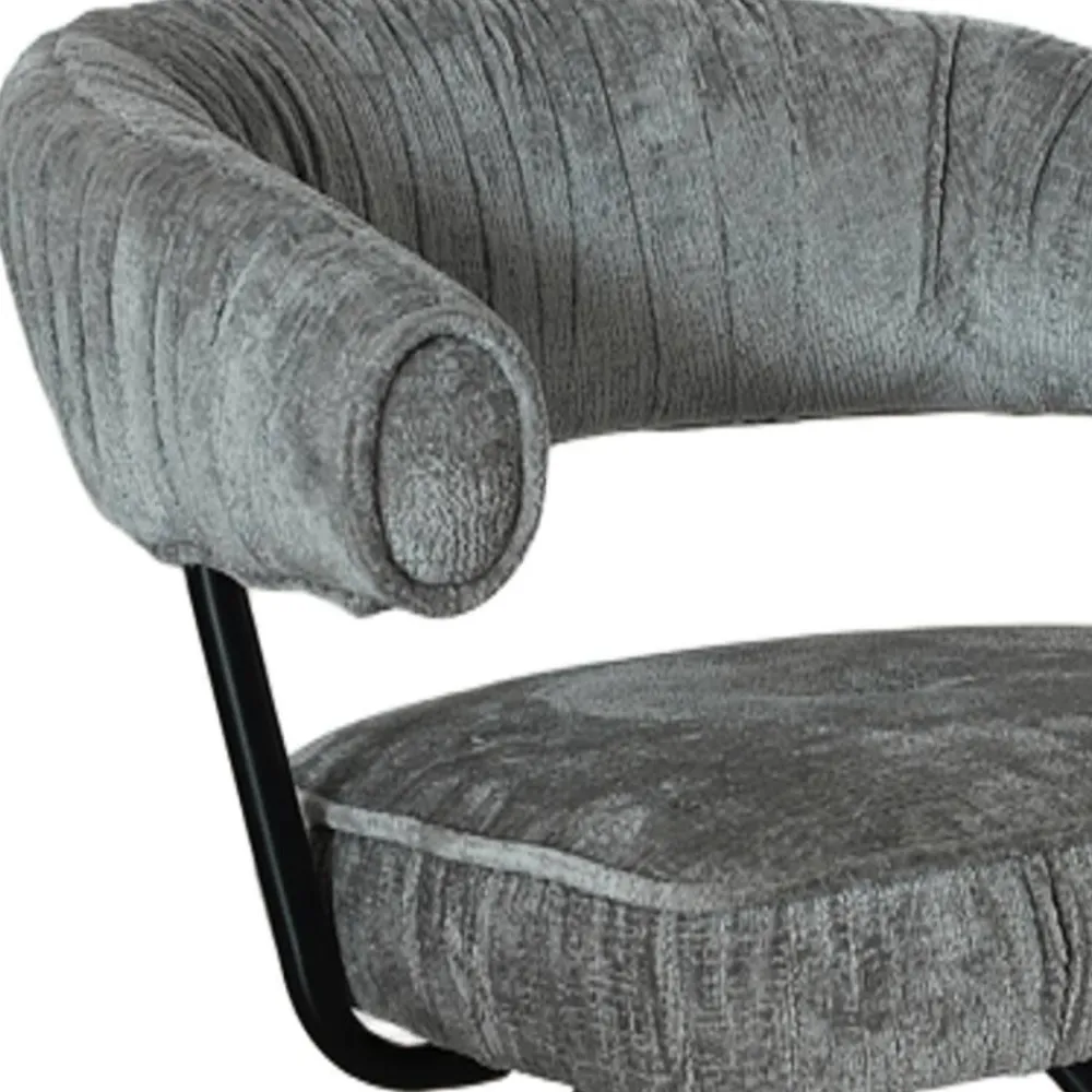 Wohnen Graue Möbel|Schwarze Möbel*Polsterstühle mit Federkern Sitz - Demossa (2er Set)