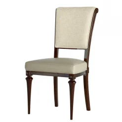 Wohnen Braune Möbel|Küchenstühle*Polsterstuhl im klassisch-eleganten Stil - Donnsai