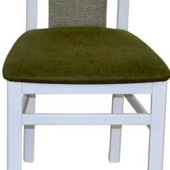 Wohnen Polsterstuhl in Weiß & Grün - Suena (2er Set)