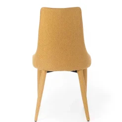 Wohnen Polsterstuhl mit bezogenen Metallbeinen - Henrietta (2er Set)