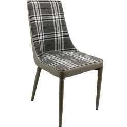 Wohnen Retro Möbel|Küchenstühle*Polsterstuhl mit Karomuster - Kapitalia (2er Set)