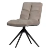 Wohnen Küchenstühle|Esszimmerstühle*Polsterstuhl mit Stativgestell in Beigegrau - Melli
