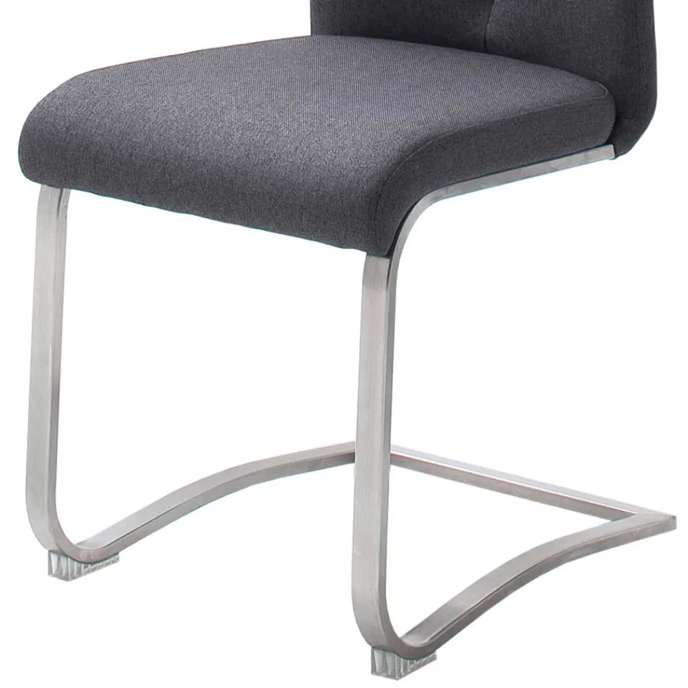 Wohnen Wohnzimmerstühle*Polsterstuhl mit Swing-Gestell - Millie (2er Set)